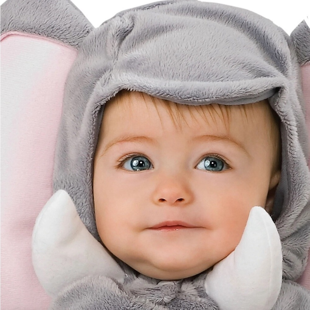PLUSH Deluxe 2-Piece ELEPHANT COSTUME 6-12 month NEW in Package - Picture 5 of 8